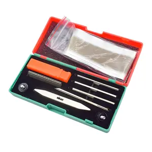 Neuankömmling Schlosser AB Werkzeug mit 3 Stück Block Locking Picking Tools Zinn folie Werkzeug kasten Lock Pick Kit