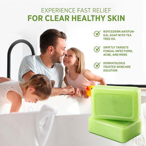 สบู่ก้อนทำมือจากน้ำมันทีทรีและยูคาลิปตัสธรรมชาติ ช่วยลดการอักเสบ ลดเชื้อรา สำหรับอาการคันบริเวณขาหนีบ กลากเกลื้อน และโรคเท้าผู้เล่นกีฬา - Product Image 6