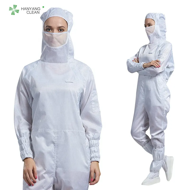 Autoclaveerbaar Pluizende Cleanroom Esd Anti Statische Uniform