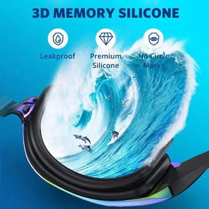 Set di <span class=keywords><strong>Occhialini</strong></span> da Nuoto Professionali, <span class=keywords><strong>Occhialini</strong></span> Antiappannamento a Specchio e Trasparenti con Tappi <span class=keywords><strong>per</strong></span> le Orecchie e Clip Nasale <span class=keywords><strong>per</strong></span> Adulti - Product Image 4