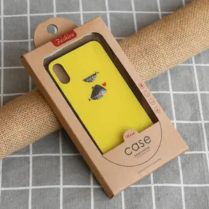 Eco牛皮纸豪华手机外壳零售包装盒手机外壳包装适用于iPhone 15 Pro Max