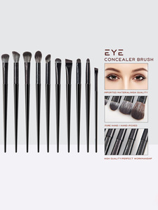 Brochas Profesionales de Maquillaje para Rostro, 10/8/5 Piezas, de Pelo Sintético, Planas, Angulares, para Corrector y Contorno de Nariz, Venta al por Mayor, Muestra Gratis - Product Image 4