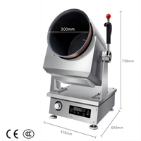 Machine de cuisson automatique intelligente SEMIKRON, robot cuisinier, 220V/380V, 5kw, acier inoxydable, 2-3kg, cuisine commerciale