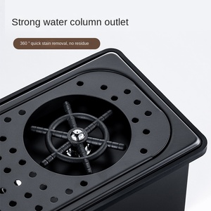 Lavavasos Portátil de Acero Inoxidable para Encimera, con Caja de Drenaje de Alta Presión, Ahorro de Agua, Ecológico, para Uso Doméstico, en Bares y Comercial - Product Image 3