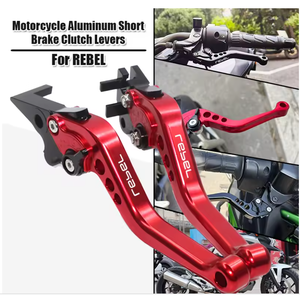 Palancas Cortas de Freno y Embrague CNC para Motocicleta <span class=keywords><strong>Honda</strong></span> CMX 500 CMX 300 <span class=keywords><strong>Rebel</strong></span> 300 <span class=keywords><strong>Rebel</strong></span> 500 2017 2018 2019 2020 2021 2022 <span class=keywords><strong>2023</strong></span> 2024 - Product Image 1