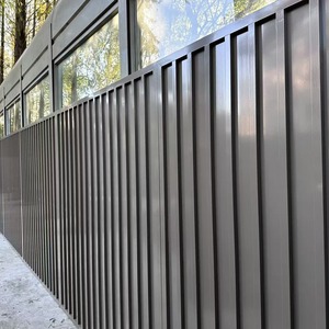 Panneaux de clôture en <span class=keywords><strong>aluminium</strong></span> à lattes horizontales, type <span class=keywords><strong>palissade</strong></span>, pour bétail, chevaux, moutons, chèvres, sans creuser, pour cour, à <span class=keywords><strong>prix</strong></span> abordables, pour fermes - Product Image 2