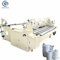 Rebobinadora de Papel Higiénico Semiautomática de 80-120 m/min con Control PLC para Pequeñas Fábricas