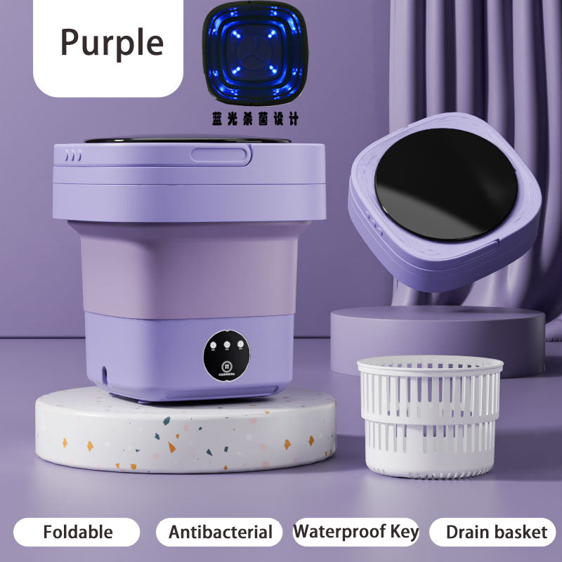 Purple+8L+blue light+drain basket+drain pipe