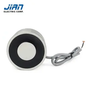 24VDC JSP-7045 200kgs Force Powerful Holding Electromagnet Mini Electromagnet Round Electromagnet