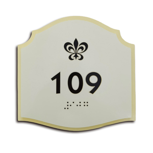 <span class=keywords><strong>Plaque</strong></span> <span class=keywords><strong>de</strong></span> <span class=keywords><strong>porte</strong></span> extérieure personnalisée en <span class=keywords><strong>laiton</strong></span> gravé, décorative, en aluminium 3D embossé - Product Image 6