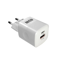Mini Adaptador de Corriente USB C PD de 35W 5V 9V 12V con QC3.0, Cargador Rápido Tipo C para Teléfono Móvil, Compatible con iPhone 15 16 17, Cargador Pequeño