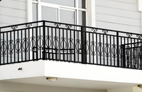 Système de balustrade de balcon moderne en alliage d'aluminium pour intérieur, panneaux courbes et droits, hauteur réglable, clôture de sécurité, DIY, appartement, hôtel