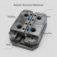 JXD Machining – Bloc de serrage multi-surfaces en acier usiné CNC sur mesure, pour outillage et fixation, service OEM basé sur plans