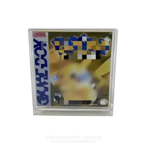 Venta directa de fábrica Clear Game Boy Protector Box Acrílico Video Gameboy Vitrina para almacenamiento