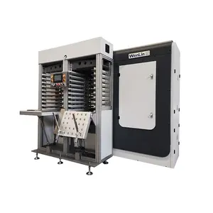 Wuhan wenlin inlay chip press machine 380V electric hot lamination machine ID card making machine