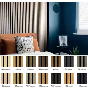 3D mô hình thiết kế gỗ Veneer <span class=keywords><strong>MDF</strong></span> sóng Hội Đồng Quản trị trang trí linh hoạt uốn cong linh hoạt đá đen Acoustic tường Bảng điều chỉnh - Product Image 2