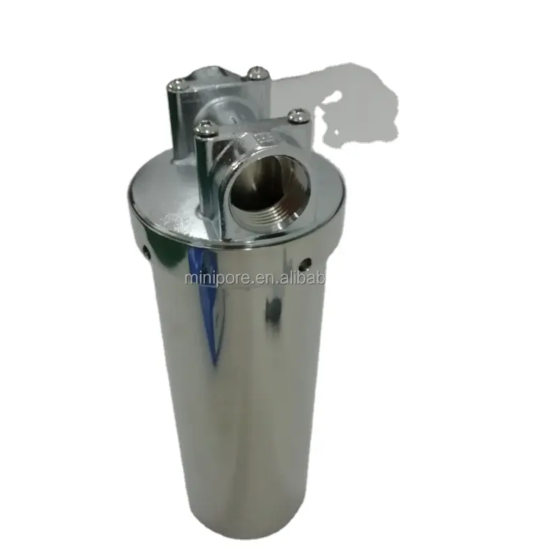 Durable Household Stainless Steel Filter Housing for High-Pressure Water Filtration