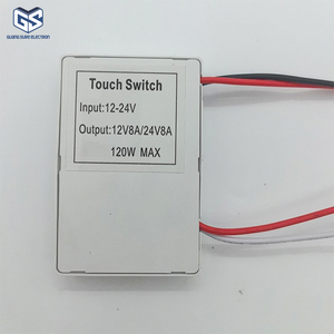 Thông Minh 12-24V 120W Gương Phòng Tắm Dimmer Cảm Ứng Cảm Biến Chuyển Đổi Đơn Key Ba-Màu Sắc Cảm Ứng Chuyển Đổi Cho LED Gương - Product Image 4