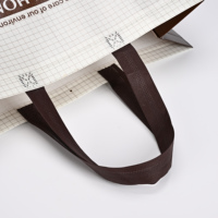 Sac de courses non tissé personnalisable en usine, écologique, recyclé, pour supermarché, avec bandoulière moyenne, impression personnalisée, pour aliments