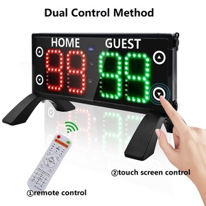 Papan Skor Digital LED Portabel YIZHI Multisport Layar Sentuh untuk Kompetisi Permainan Cornhole, Sepak Bola Meja, Tenis - Product Image 4