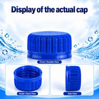 Bouchon de bouteille en plastique CSD 28 mm 1881 pour boissons gazeuses, inviolable, en PE, avec logo couleur personnalisé, fabricant