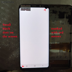 Écrans LCD de téléphone portable AMLODE d'origine pour <span class=keywords><strong>Samsung</strong></span> <span class=keywords><strong>Galaxy</strong></span> <span class=keywords><strong>S8</strong></span>, assemblage d'écran tactile avec points noirs - Product Image 2