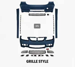Kit de Parachoques Auron para BMW Serie 3 E90, Estilo Parrilla con Recortes para Faros Antiniebla, Atornillable, Nuevo Juego Completo - Product Image 3