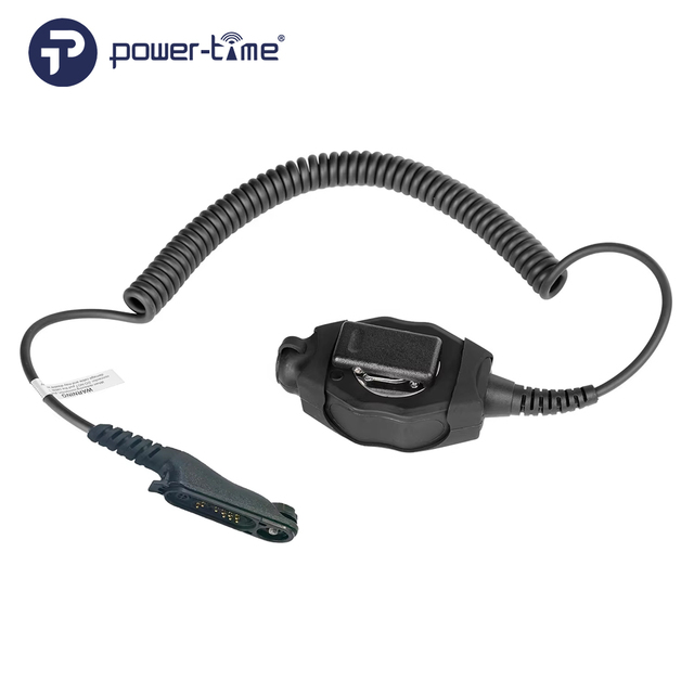 Power Time Professional R7 Compatible Two-Way Radio IP68 Walkie Talkie PTT with Durable Large Button and Model P119 R7