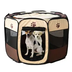 Casa cálida y cómoda para gatos y perros, jaula octogonal de gran tamaño para juegos de mascotas, impermeable, fácil almacenamiento flotante