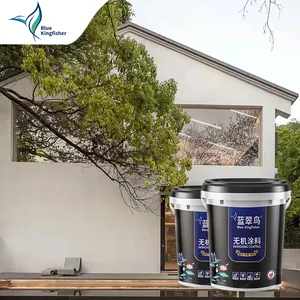 Blue Kingfisher Factory Supplier Fast Dry Outdoor Roof Waterproof Floor Powder Inorganic Fireproof Fire Retardant Coating Paint