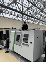 Machine à tourner et à fraiser CNC HT3, tour à tourelle motorisée pour le traitement des métaux