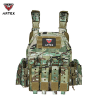 Sac d'assaut tactique en polyester 1000D de haute qualité, gilet de randonnée camouflage multifonctionnel, pochettes détachables et accessoires