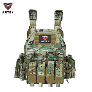 High-quality 1000D polyester tactical assault pack, multi-functional camouflage hiking <b>vest</b>, detachable pouches, and accessories - Product Image 1