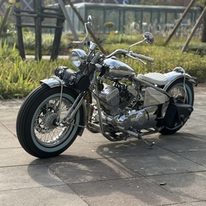 Moto Bobber V-Twin 250cc d'<span class=keywords><strong>occasion</strong></span> de haute qualité, <span class=keywords><strong>Chopper</strong></span> Hardtail personnalisé, Moto à essence d'<span class=keywords><strong>occasion</strong></span> avec pneus à flancs blancs, Certifiée CE - Product Image 6