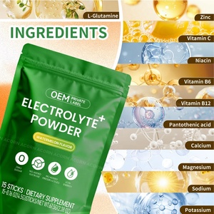 ACORN OEM Bebida Electrolítica Sin Azúcar para Hidratación y Energía, Sabor Sandía, Polvo Electrolítico, 15 Sobres - Product Image 3