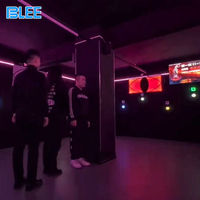 Blee Devil's Eye Jeu de lumière LED interactif d'intérieur Vert/Rouge, jeu de coopération d'équipe, certifié CE, construction en ABS et verre trempé, indice de protection IP65