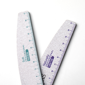 Dũa móng chuyên nghiệp hình chữ nhật 80/80 Grit, màu trắng hồng vân zebra, mỏng, bán buôn số lượng lớn, mini, nhiều màu sắc, nhãn hiệu riêng, tùy chỉnh - Product Image 5