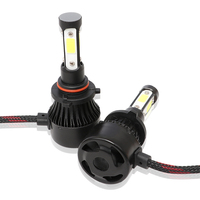 DEAO Phare LED X7 à quatre faisceaux, 6000K, à éclats croisés, nouveau, étanche, pour voiture, 12V, 12000 Lumens, Rétrofit/Amélioration