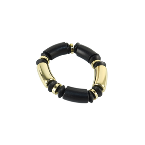 Fashion <b>Beaded</b> <b>Bracelet</b> 316L Stainless Steel PVD Gold Plating Sustainable Resistant Jewelry for Women <b>Men</b> - Product Image 2