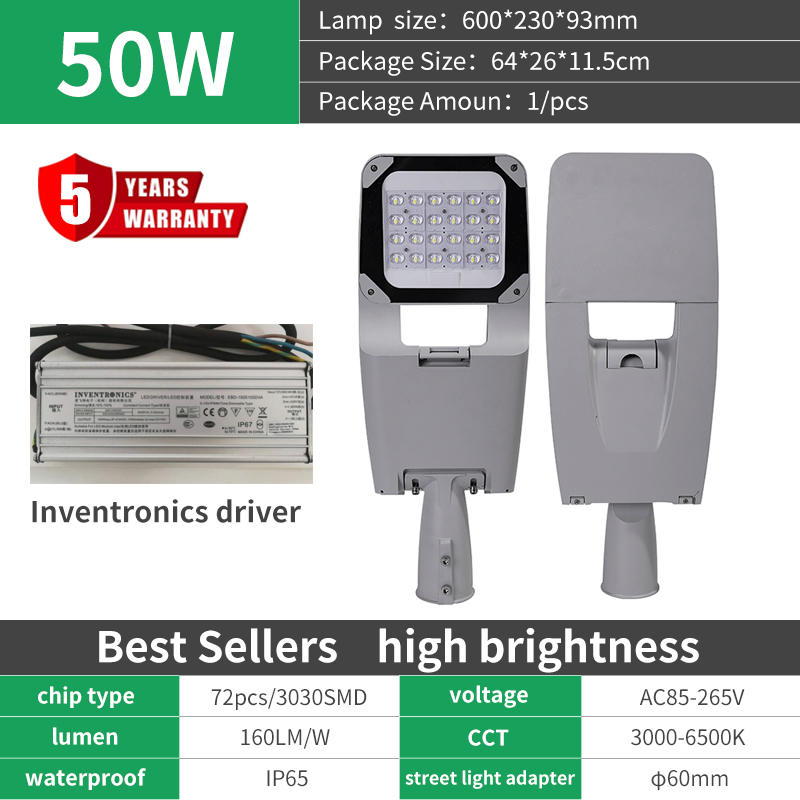 50W/5 años de garantía
