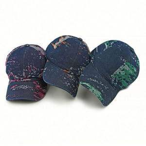 Nouvelle Arrivée 2025 – Casquette de Baseball en Jean Jacquard Style Ethnique pour Femme – Rétro, Printemps-Été, Protection Solaire, Tendance Mode, Chapeau de Sport - Product Image 2