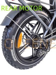 QUEENE/1000w 1500w grande puissance gros pneu vélo électrique/neige ebike/vélo de croisière de plage électrique - Product Image 5