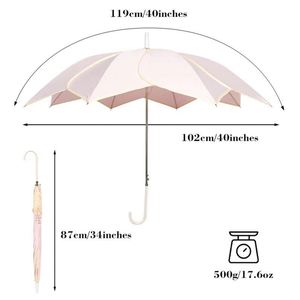Parapluie de golf personnalisé en promotion, cadeau d'affaires, impression de logo publicitaire, parapluie droit coupe-vent et imperméable pour la pluie - Product Image 2