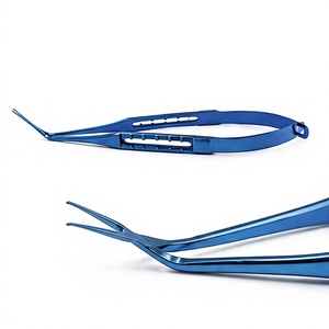 คีมผ่าตัดกระจกตาไทเทเนียมยี่ห้อ Surtechs รุ่น Inamura Pattern ขนาด 4 1/8 นิ้ว สำหรับการผ่าตัดทางอุโมงค์กระดูกตา สำหรับการผ่าตัดต้อกระจกแบบละเอียด - Product Image 5