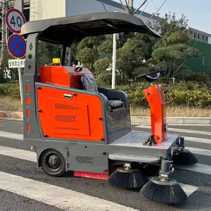 LJL-20D Floor Road Garden Brush Ride-on Industrial Street Sweeper Scrubber Machine Cleaning Equipment