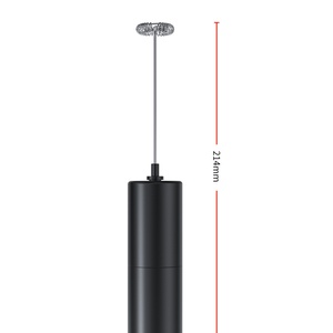 Circle Joy Milk Frother Battery-operated Automatic Coffee Frother Plastic Milk Frother Vintage Electric Coffee Mixer - Product Image 3