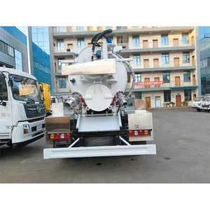 Camión de Succión de Aguas Residuales Shacman 4X2 LHD RHD de 12000L, Camión Cisterna de Succión Séptica de 12CBM - Product Image 5