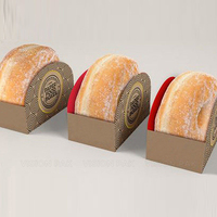 Boîte à donuts pliable personnalisée, boîte à donuts jetable de qualité alimentaire, boîte en papier pour emporter les gaufres
