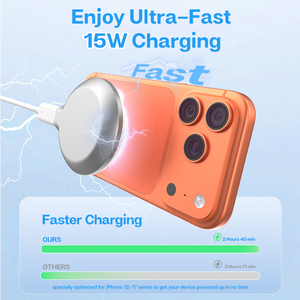 Base de Carga Inalámbrica Magnética Rápida de 15W con Carcasa de Aleación de Aluminio, 9V/2.2A para Teléfonos Android de 12-16 Pulgadas, Auriculares, Compatible con Qi2 - Product Image 5