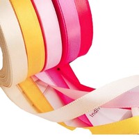 1Cm 100% Polyester Satijn Eco-Vriendelijke Zilverfolie Bedrukt Lint Één Gezicht Kleur Voor Kinderen Gevlochten Haar Stropdas Cake Cadeau